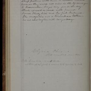 a page of handwritten text