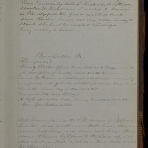 a page of handwritten text