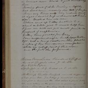 a page of handwritten text