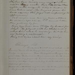 a page of handwritten text