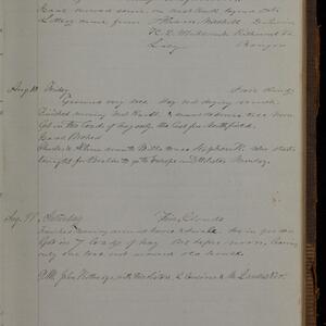 a page of handwritten text