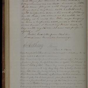 a page of handwritten text