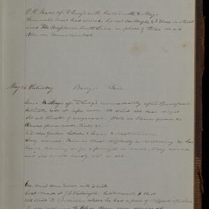 a page of handwritten text