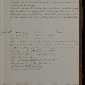 a page of handwritten text