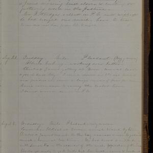 a page of handwritten text