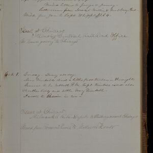 a page of handwritten text