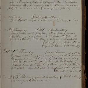 a page of handwritten text