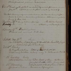 a page of handwritten text