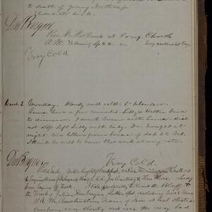 a page of handwritten text