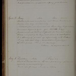 a page of handwritten text