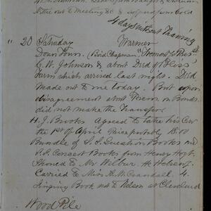 a page of handwritten text