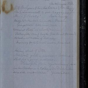 a page of handwritten text