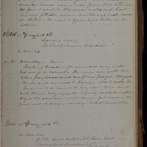 a page of handwritten text