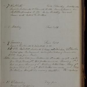 a page of handwritten text