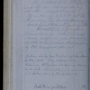 a page of handwritten text