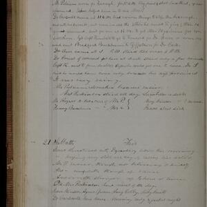 a page of handwritten text