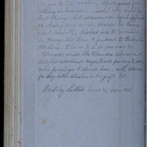 a page of handwritten text