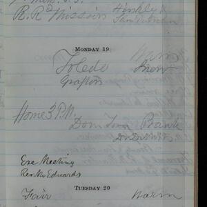 a page of handwritten text