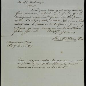 a page of handwritten text