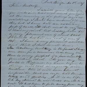 a page of handwritten text