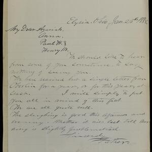 a page of handwritten text