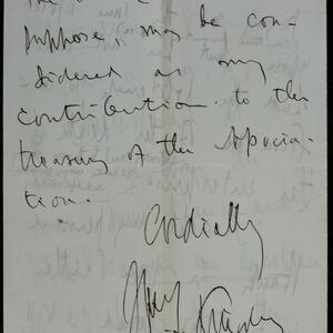 a page of handwritten text