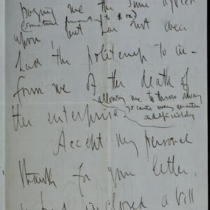 a page of handwritten text