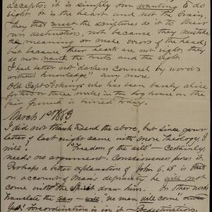 a page of handwritten text