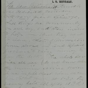 a page of handwritten text