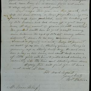 a page of handwritten text