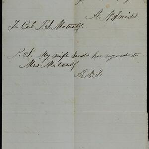 a page of handwritten text