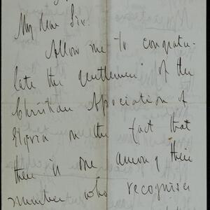 a page of handwritten text