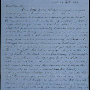 a page of handwritten text