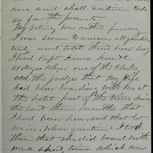 a page of handwritten text