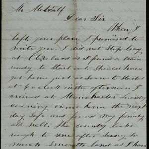 a page of handwritten text