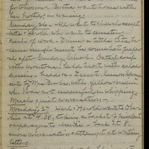 a page of handwritten text