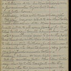 a page of handwritten text