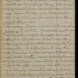 a page of handwritten text