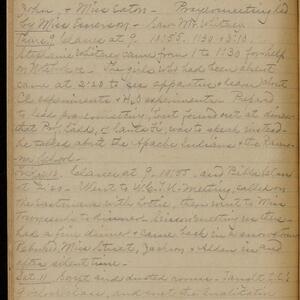 a page of handwritten text