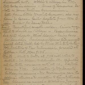 a page of handwritten text