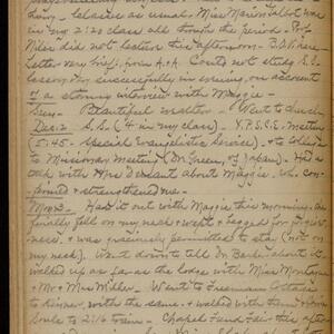 a page of handwritten text