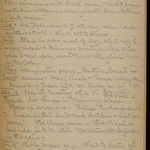 a page of handwritten text