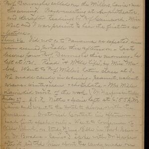 a page of handwritten text