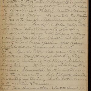 a page of handwritten text