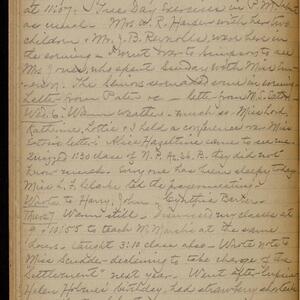 a page of handwritten text