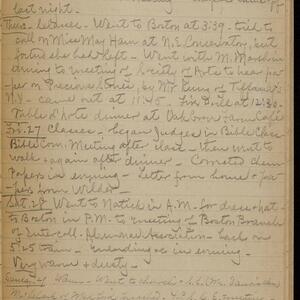 a page of handwritten text