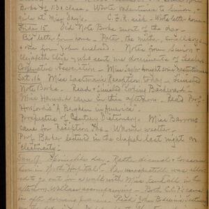 a page of handwritten text