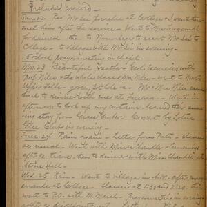 a page of handwritten text