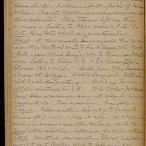 a page of handwritten text