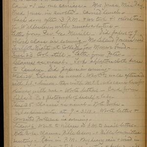 a page of handwritten text